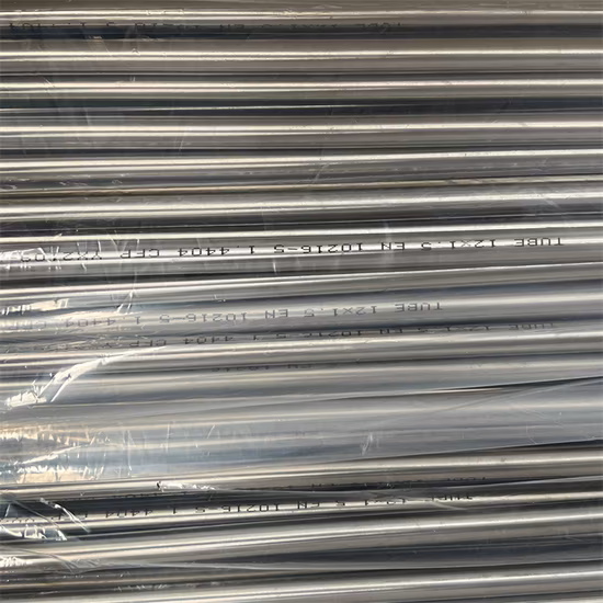 ASTM269 En10216-5 304 306 316 Od6mm 8mm 10mm 스테인레스 스틸 유압 및 공압 라인 이음매없는 강관