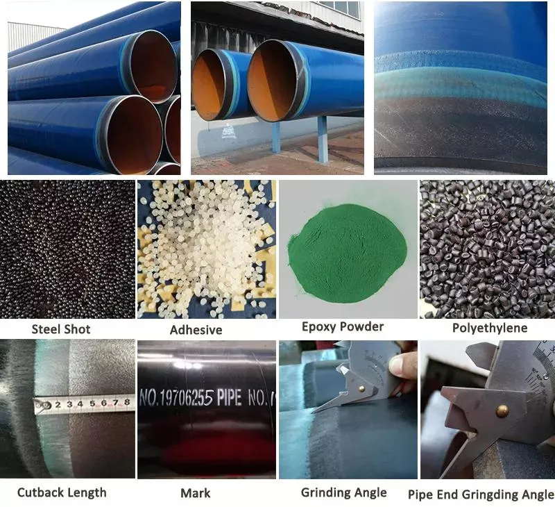 3PP 3PE Coating ASTM A795 Gr. 6 ASTM a 53. Gr. B China Factory ERW Steel Pipe